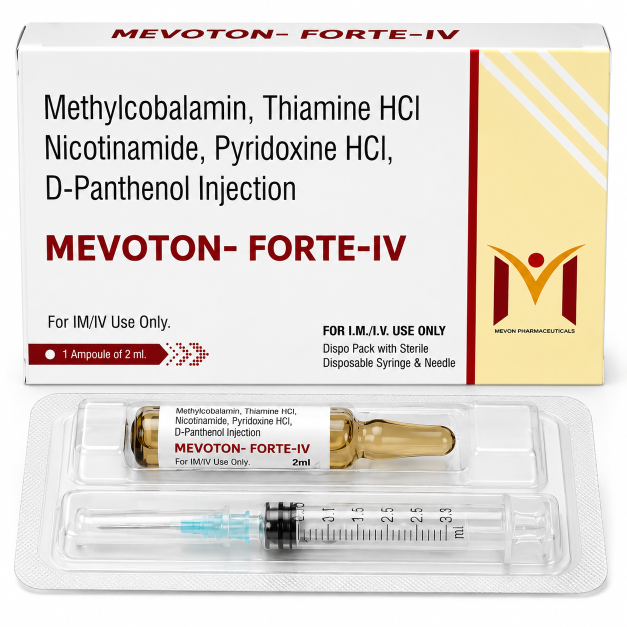 MEVOTON-FORTE-IV Injection